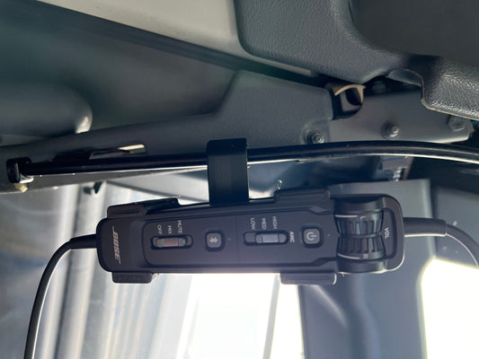 Bose A30 Boeing 737 Headset Control Hanger and Hook Set Horizontal Orientation - LIFETIME GUARANTEE