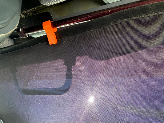 Kinder Fluff Window Shade Clips for Visor Rail on Boeing 737 and other Aircraft
