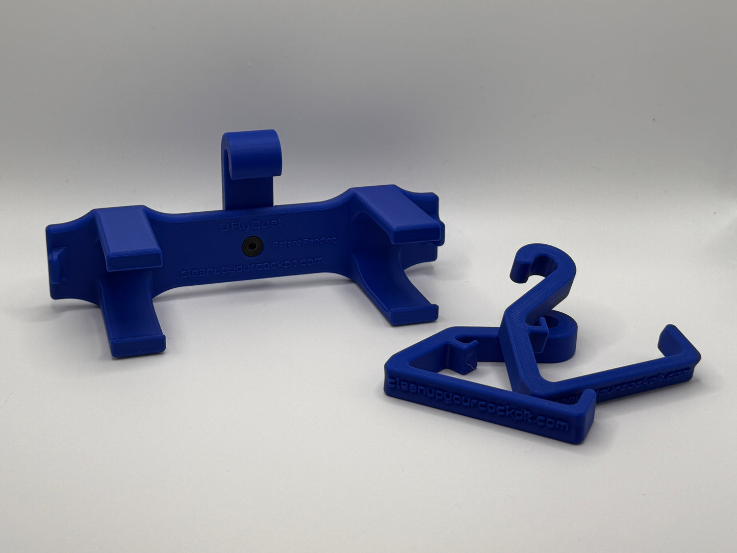 U Fly Quiet UFQ Boeing 737 Headset Control Hanger and Hook Set - LIFETIME GUARANTEE