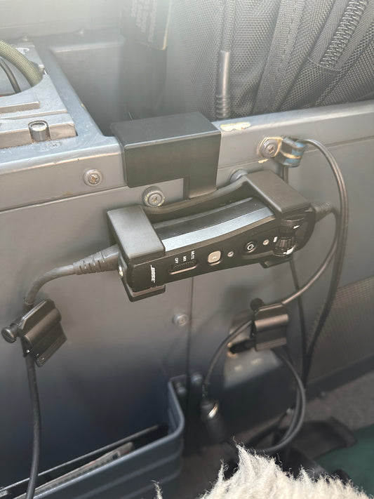 Bose A20 Bombardier CRJ Headset Control Hanger and Hook Set - LIFETIME GUARANTEE